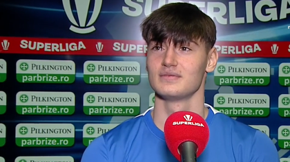 VIDEO | Adrian Mazilu, fotbalistul momentului în Superliga. ”Am 17 ani, dar nu îmi este frică să ies la luptă”
