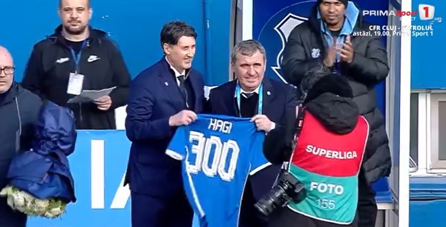 VIDEO | Zi specială pentru Gică Hagi! ”Regele” a bifat meciul 300 ca antrenor în prima ligă