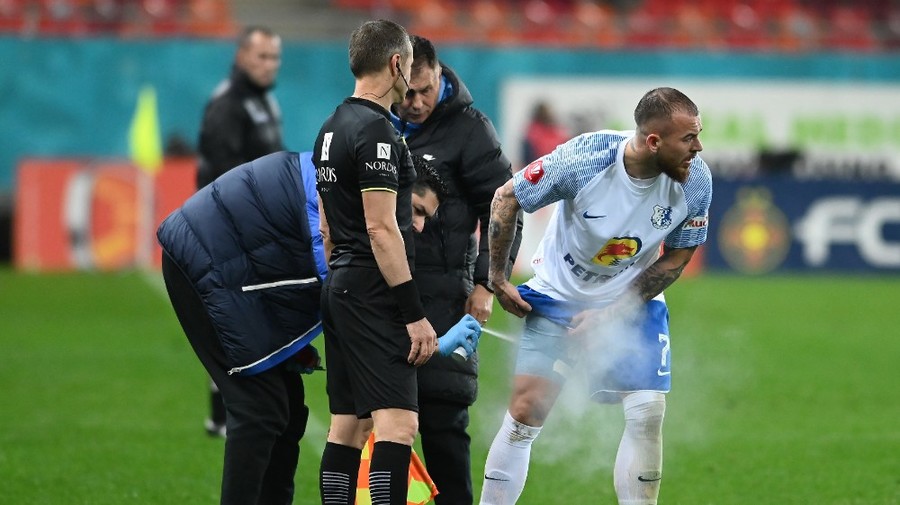 Denis Alibec, OUT înaintea derby-ului Farul - CFR Cluj! UPDATE: Reacţia lui Gică Hagi 