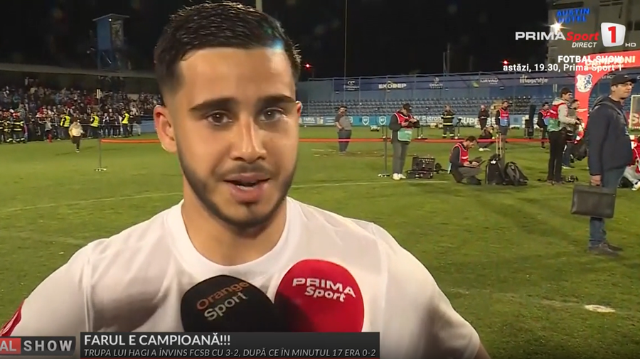 VIDEO ǀ Reacţia lui Enes Sali după succesul istoric al Farului cu FCSB: ”Toată săptămâna m-am gândit la meci!”