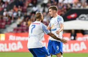 VIDEO | Louis Munteanu, execuţie de atacant mare în poarta celor de la CFR. Scuffet, fără replică