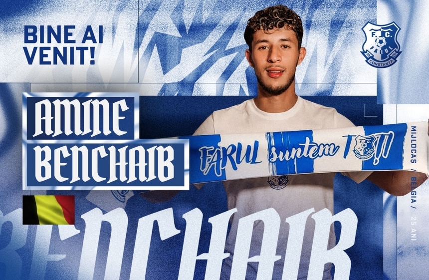 Un nou transfer interesant la Farul. Gică Hagi a adus un mijlocaş de la CS Mioveni