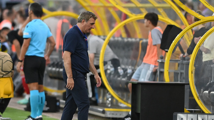 ”Capul jos, mergem acasă”. Gică Hagi, discurs fără menajamente, după eliminarea din preliminariile Champions League