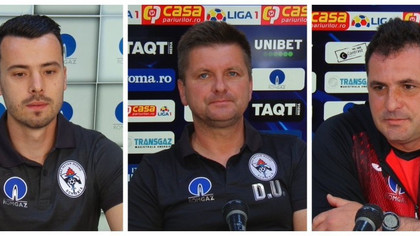 Dusan Uhrin şi staff-ul său au fost prezentaţi la Gaz Metan Mediaş. Îi aşteaptă vremuri tulburi la echipa ardeleană