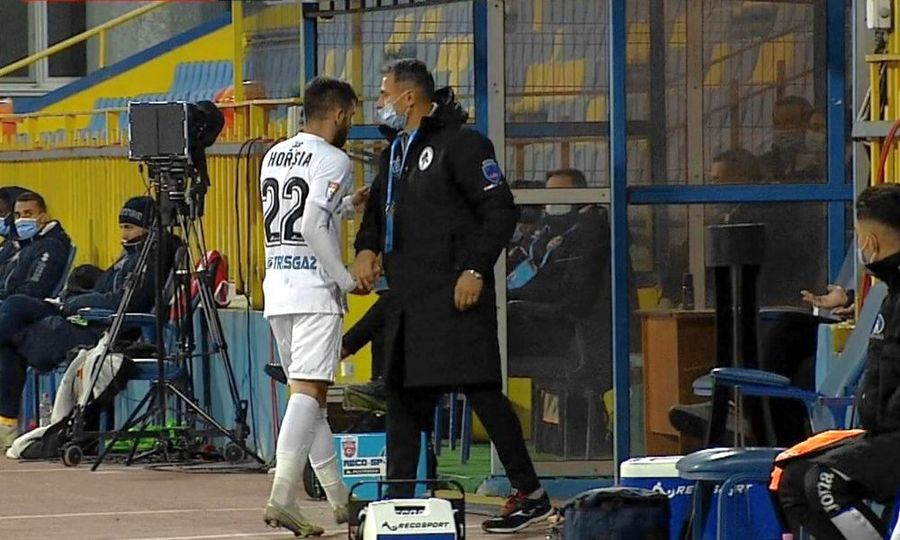 Horşia a explicat ieşirea nervoasă din meciul cu Botoşani. „Nu cred că meritam să fiu schimbat, dar asta a fost decizia lui Mister”
