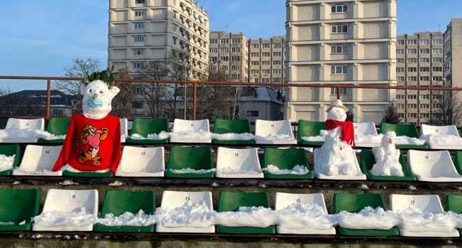 Iniţiativă inedită la Sepsi! Fanii vor să umple tribunele cu oameni de zăpadă înaintea meciului cu Astra