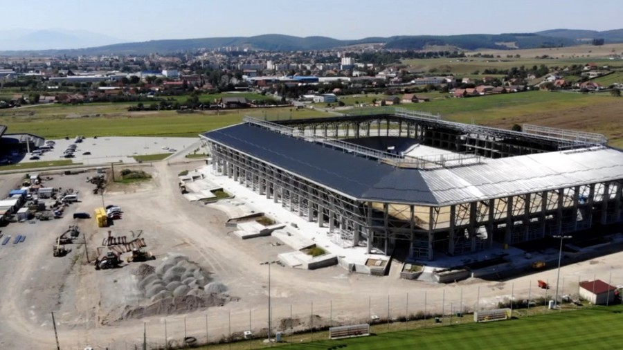 EXCLUSIV | Când va fi inaugurat noul stadion din Sfântu Gheorghe. Şfaiţer: "Sperăm să jucăm în cupele europene"