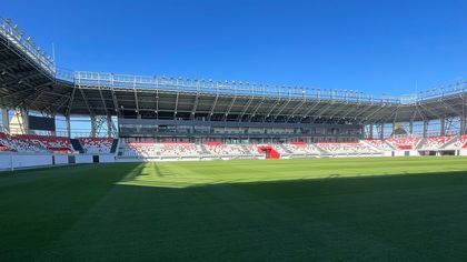 FOTO EXCLUSIV ǀ Stadionul lui Sepsi, gata de inaugurare. Cum arată construcţia de peste 8.000 de locuri