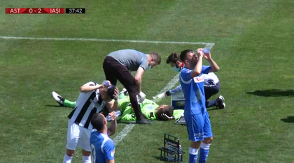 VIDEO | Accidentare dură pentru Laurenţiu Brănescu. Care este diagnosticul preliminar