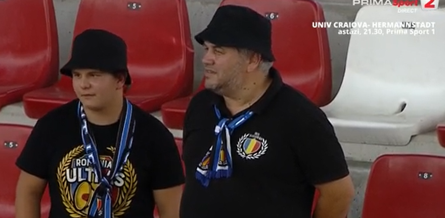 VIDEO | De asta e frumos fotbalul! Tată şi fiu, singurii suporteri ai celor de la Poli Iaşi la Arad
