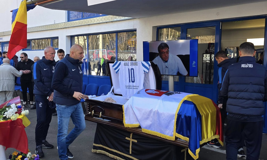 Poli Iaşi i-a adus un ultim omagiu lui Vasile Simionaş