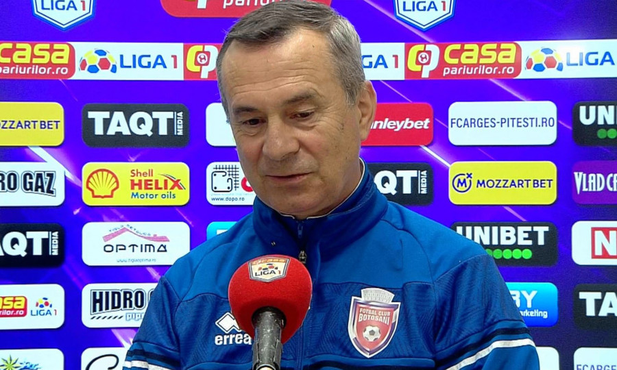 Pas greşit făcut de Botoşani, în lupta pentru play-off. Reacţia lui Ciobanu. ”S-a strâns campionatul şi fiecare echipă doreşte să-şi realizeze obiectivul”