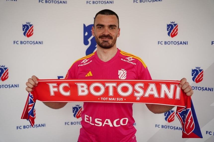 FC Botoşani l-a achiziţionat pe portarul bosniac Luka Kukic