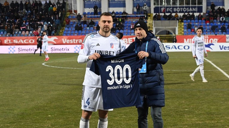 Andrei Miron este la mare căutare! Valeriu Iftime are pe masă 4 oferte pentru fundaşul central de la FC Botoşani
