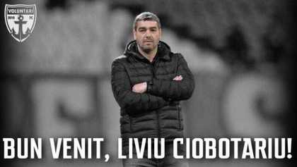 OFICIAL | Liviu Ciobotariu este noul antrenor al echipei FC Voluntari