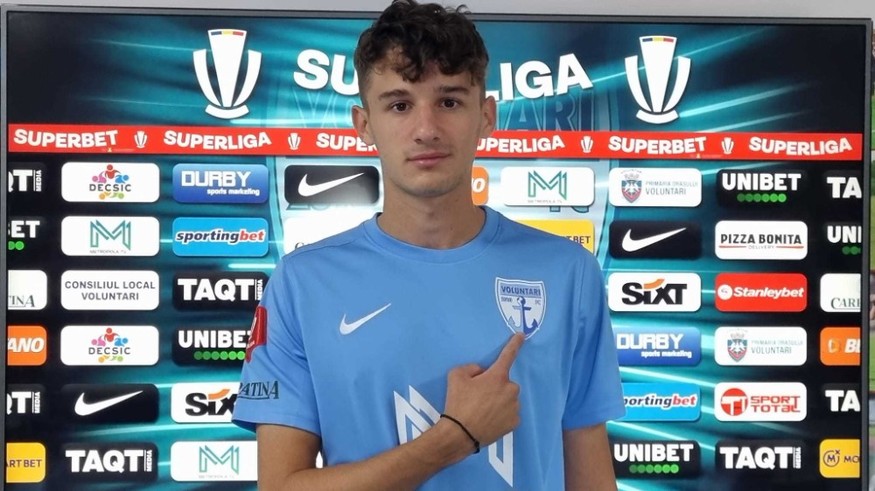 VIDEO ǀ Nicolas Popescu a semnat cu FC Voluntari pentru următorii 4 ani
