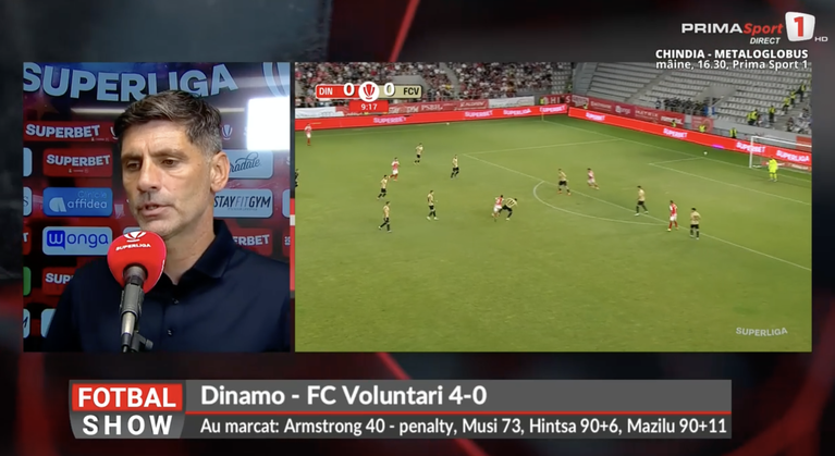 Florin Pîrvu, exasperat după înfrângerea cu Dinamo: ”Tot ce a venit de la VAR a fost favorabil pentru ei!” 
