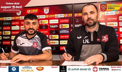 Încă un sirian în Casa Liga 1! Aias Aosman a semnat cu Hermannstadt