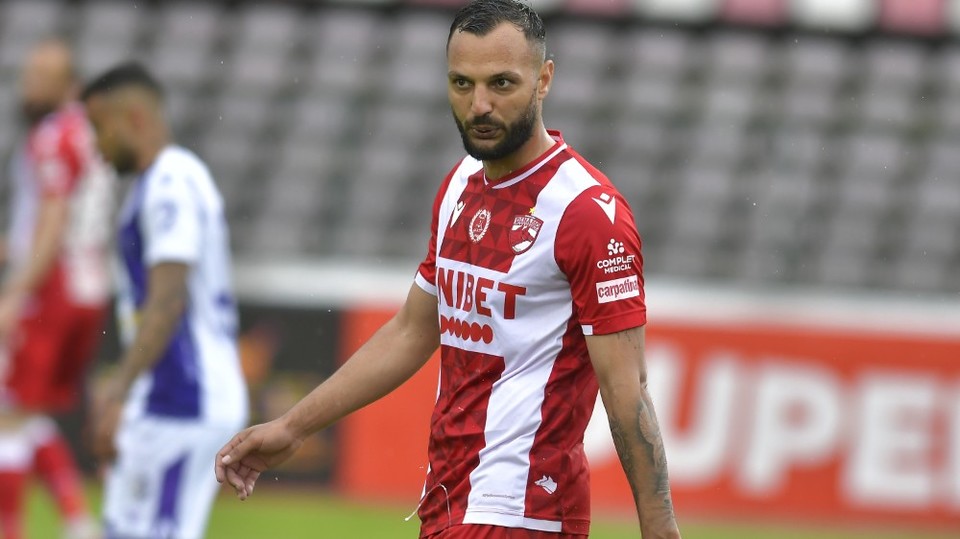 Florin Bejan in action during Romania Superliga: CFR 1907 Cluj vs. FC  News Photo - Getty Images