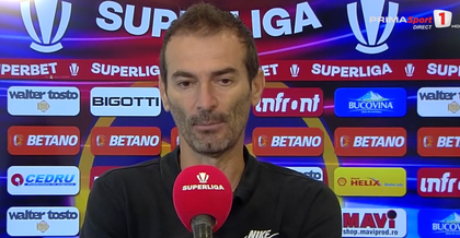 VIDEO | Marius Măldărăşanu, supărat după remiza înregistrată de Hermannstadt cu FCSB. Reacţia antrenorului 