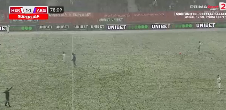 LIVE VIDEO ǀ FC Hermannstadt - FC Argeş 1-1. Remiză într-un peisaj feeric de iarnă