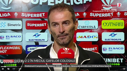Marius Măldărăşanu arată cu degetul după ce echipa lui a remizat cu FC Botoşani: ”Au greşit doi jucători!” | VIDEO 