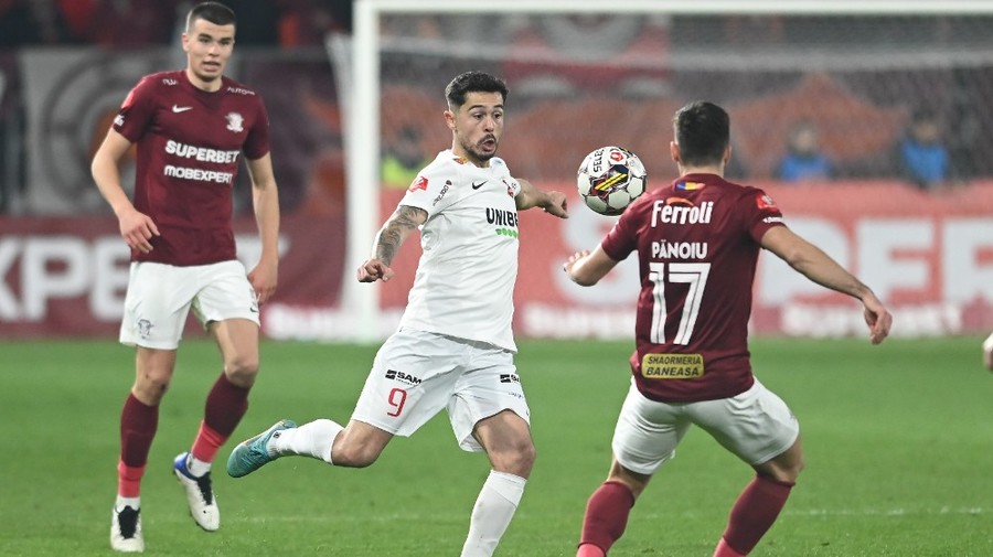 VIDEO ǀ Hermannstadt – Rapid 1-1. Fiecare echipă a controlat câte o repriză