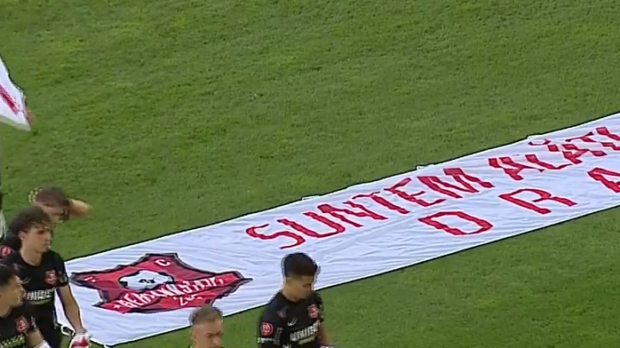 VIDEO | Hermannstadt, moment special pentru Dragoş Iancu, înainte de meciul cu Sepsi