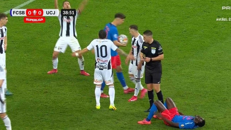 VIDEO | Alexandru Chipciu a răbufnit la adresa lui Dan Nistor în timpul meciului cu FCSB! Momente tensionate între veteranii lui „U” Cluj