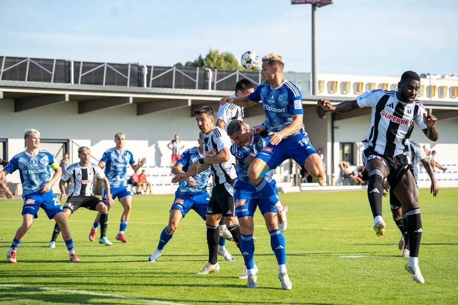 ”U” Cluj a suferit un eşec dur în disputa contra campioanei Cehiei