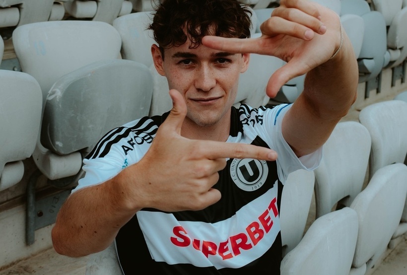 Fundaşul româno-german Tobias Horn a semnat cu cei de la Universitatea Cluj