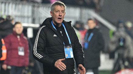 VIDEO | Reacţia lui Cristiano Bergodi după ce ”U” Cluj s-a impus a patra oară la rând în Giuleşti. ”Am un lot competitiv”