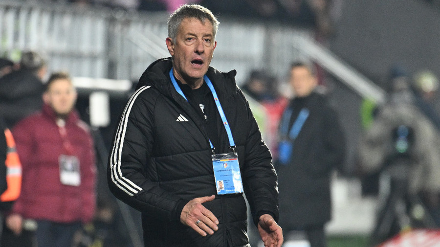 VIDEO | Reacţia lui Cristiano Bergodi după ce ”U” Cluj s-a impus a patra oară la rând în Giuleşti. ”Am un lot competitiv”