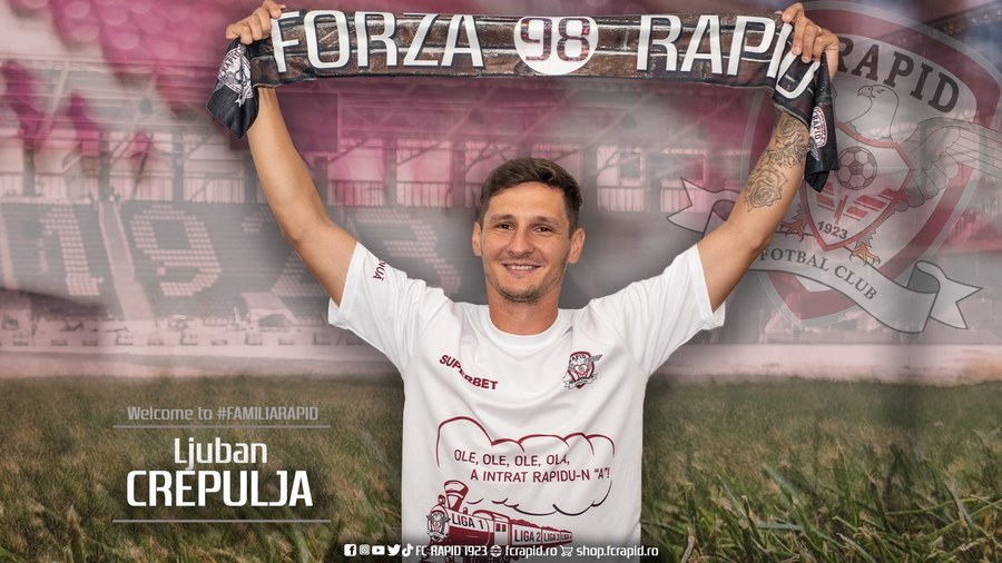 OFICIAL | Ljuban Crepulja a semnat cu Rapid