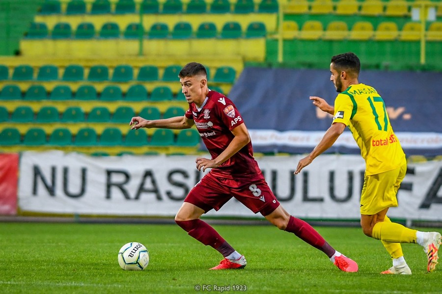 Rapid l-a cedat împrumut pe Rareş Lazăr în Liga 2