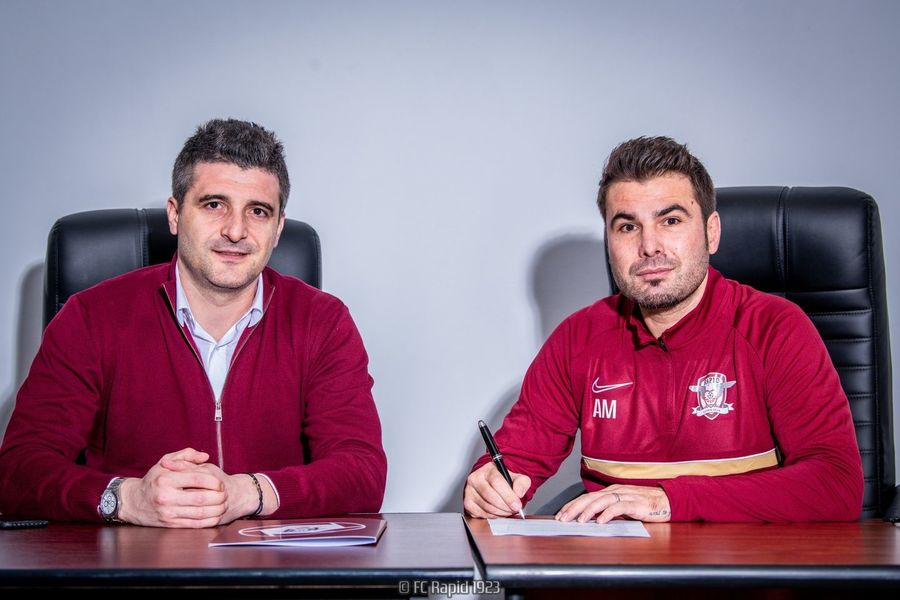 Adrian Mutu a fost prezentat oficial la Rapid! Declaraţiile „Briliantului”: „O să învâţ şi imnul dacă e nevoie”
