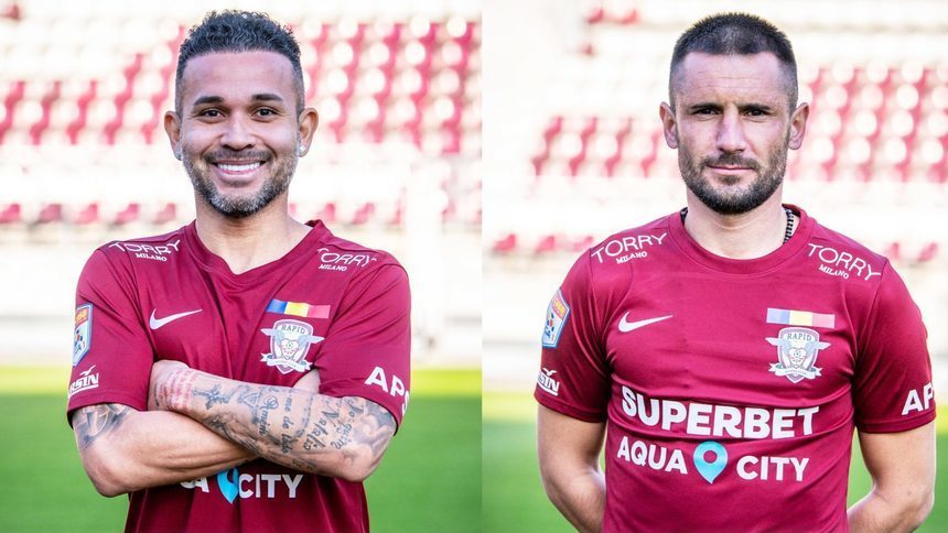 Doi dintr-o lovitură! Junior Morais şi Dragoş Grigore şi-au prelungit contractele cu Rapid