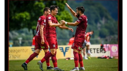 Rapid Bucureşti a învins-o pe MKS Cracovia, scor 2-1, în cantonamentul din Austria