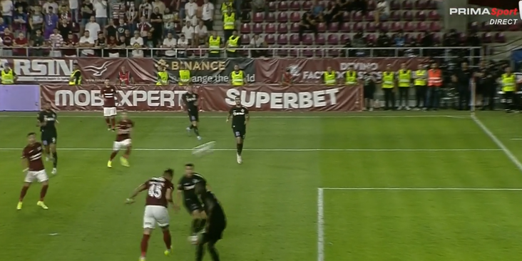 VIDEO | FCSB are probleme mari în apărare! Dugandzic profită şi marchează primul gol la Rapid