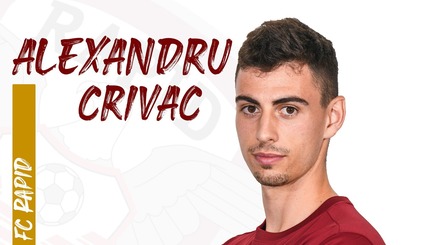 OFICIAL | Rapid l-a adus pe Alexandru Crivac de la FC Argeş