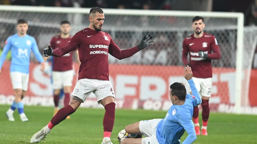 VIDEO ǀ Rapid - FC Voluntari 4-1. Demonstraţie de forţă a trupei lui Mutu cu Dugandzic vârf de lance