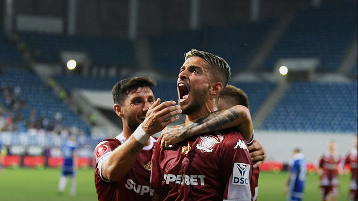 VIDEO | Ce transfer a făcut Rapid! Rrahmani, două goluri la debut. Kosovarul şi-a demonstrat calităţile de atacant