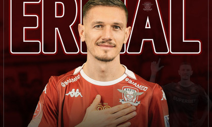 OFICIAL | Ermal Krasniqi, noul jucător al celor de la Rapid. ”Mi-a plăcut mult atmosfera de pe Giuleşti”