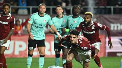 Vedeta Rapidului, OUT după meciul cu CFR Cluj: „A suferit o contractură”