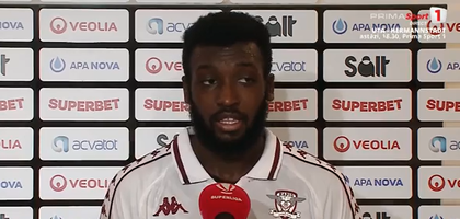 VIDEO | Antoine Baroan a debutat la Rapid. ”A fost complicat pentru mine”