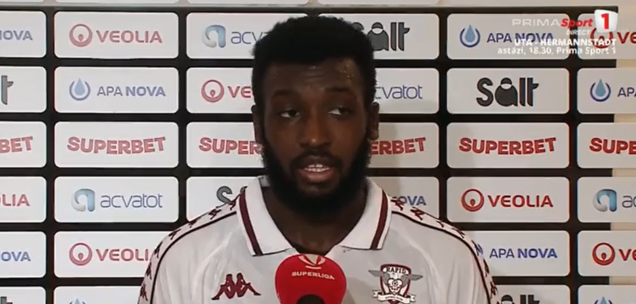 VIDEO | Antoine Baroan a debutat la Rapid. ”A fost complicat pentru mine”