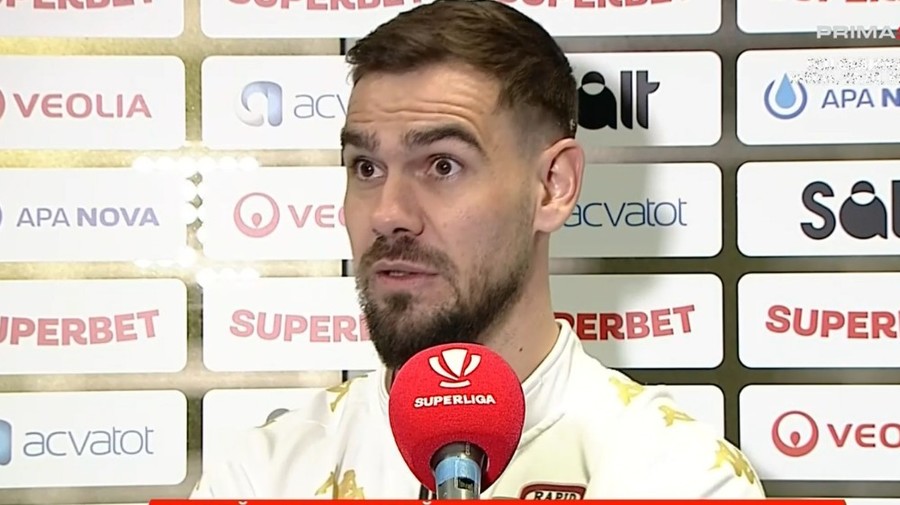 De ce nu a evoluat Elvir Koljic în meciul Rapid - Oţelul Galaţi: ”A avut trei ocazii rarisime”