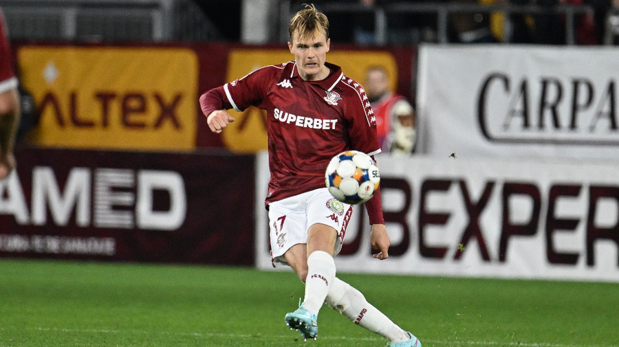 Tobias Christensen, crucial pentru Rapid pe ”Ion Oblemenco”. ”A fost un meci foarte greu, suntem foarte dezamăgiţi”