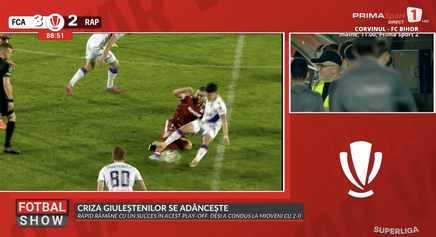 ”A fost sau nu fault?”. Experţii, părere împărţite la golul anulat pentru FC Argeş în meciul cu Rapid şi penalty-ul acordat în prelungiri: ”De noaptea minţii” | VIDEO EXCLUSIV