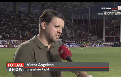 Victor Angelescu simte tensiunea înainte de Rapid - Dinamo: "Va fi foarte disputat" | VIDEO EXCLUSIV